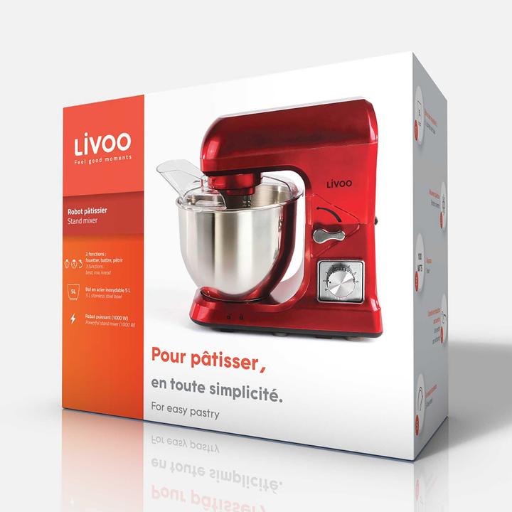 Image du produit Livoo Robot pâtissier (1000 W)