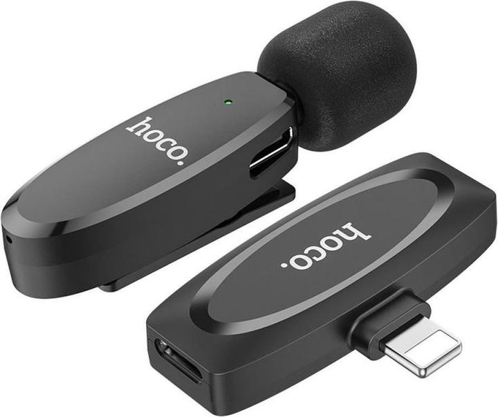 Actual product image Hoco Mikrofonas L15 Lightning juodas