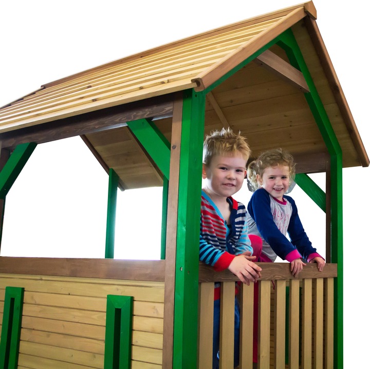 Immagine prodotto Axi Pumba Play Tower Marrone/Verde - Scivolo Grigio