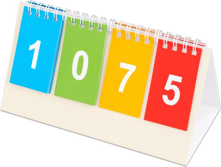 Actual product image Betzold Decimal flip thousands - for students (8 - 12 years)