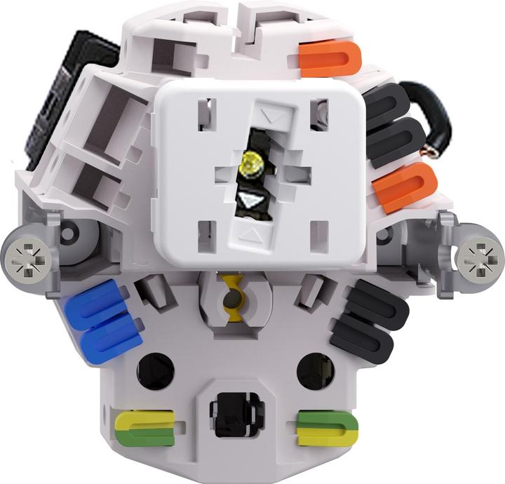 Produktbild Feller EdizioDue Kleinkombi Schema 3 beleuchtet / Typ 13