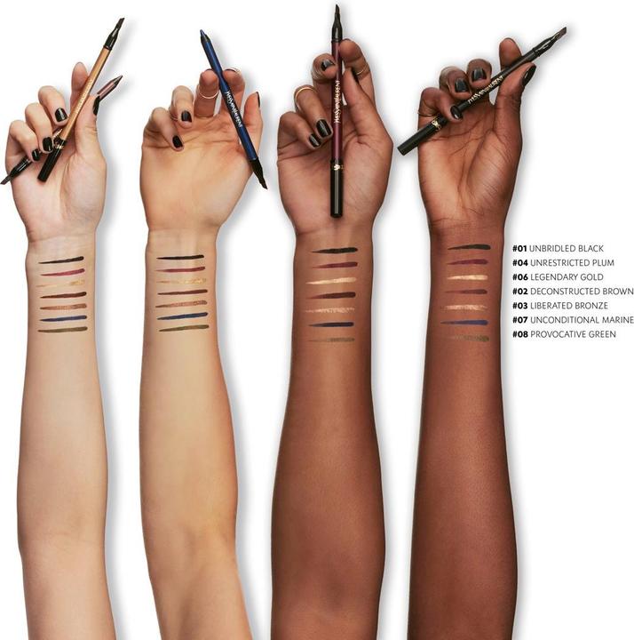 Actual product image Yves Saint Laurent Lines Liberated 01 (01 Unbridled Black)