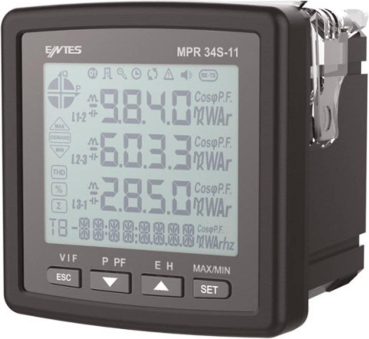 Produktbild Entes Digitales Einbaumessgerät Multimeter Einbauinstrument 1x Digitaleingang Digitalausgang Impulsausg