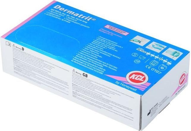 Actual product image KCL Disposable nitrile gloves Dermatril 740 (7)