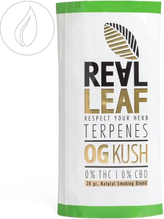 Produktbild Real Leaf OG Kush nikotinfreier Tabakersatz (Tabak, 20 g)