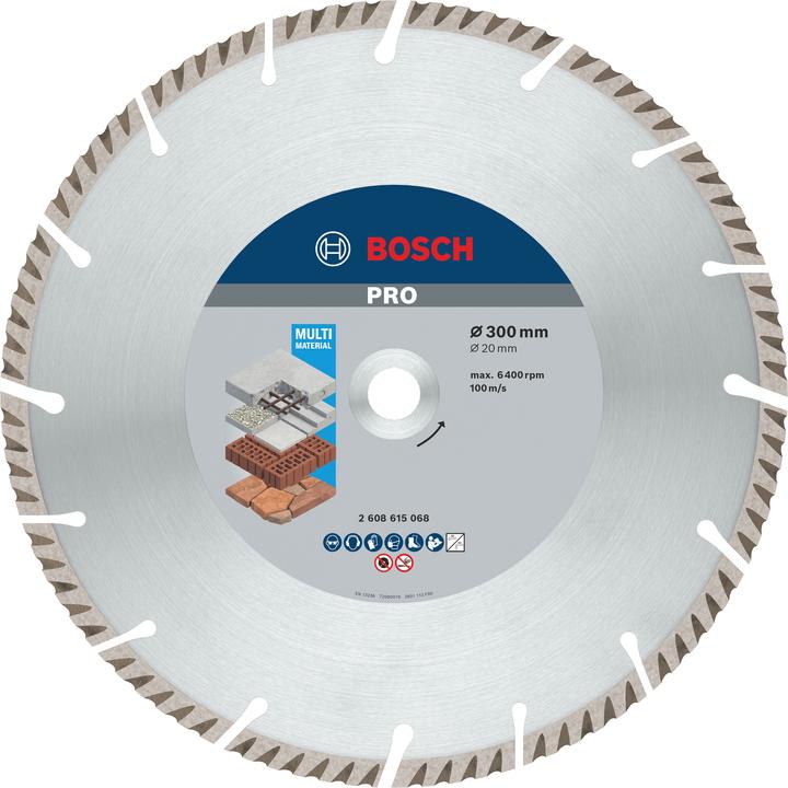 Produktbild Bosch Professional Zubehör PRO Multi Material Diamanttrennscheibe, 300 x 20 mm