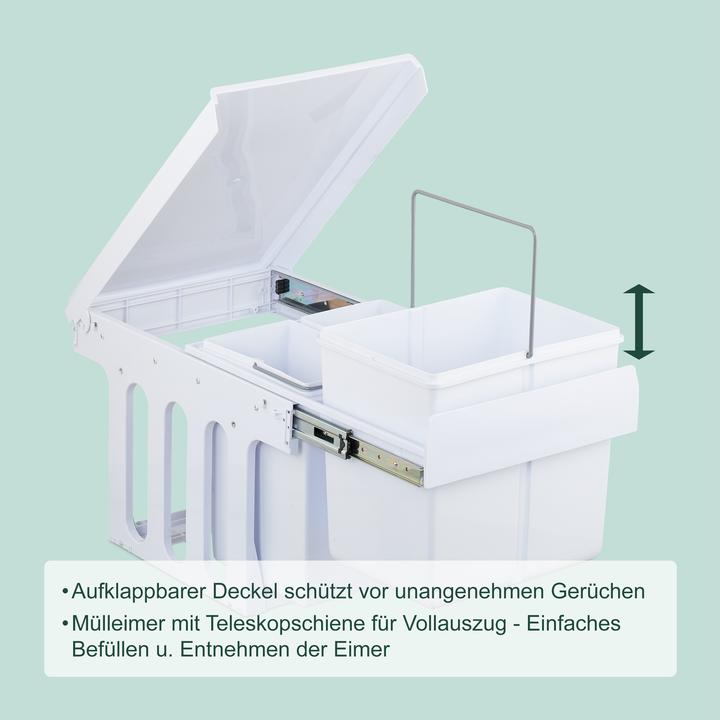 Produktbild Relaxdays Einbaumülleimer (30 l)