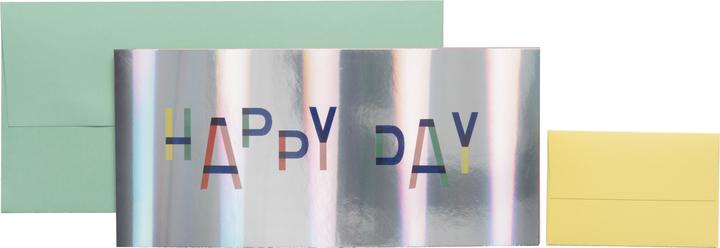 Image du produit Stewo Carte cadeau Nica 258157257 11x23cm argent FSC (1 pcs)