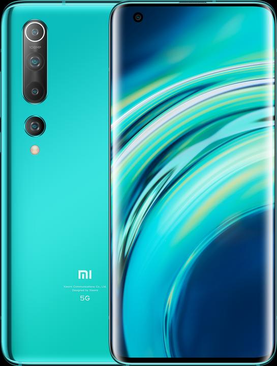 Produktbild Xiaomi Mi 10 (256 GB, Coral Green, 6.67", Single SIM, 108 Mpx, 5G)