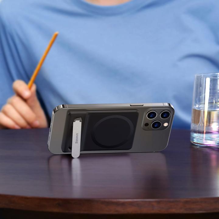 Image du produit Baseus Support magnétique pliable pour iPhone MagSafe (noir)