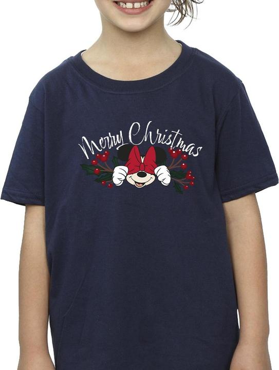 Immagine prodotto Disney Minnie Mouse Christmas Holly Maglietta Ragazze (152, 158)