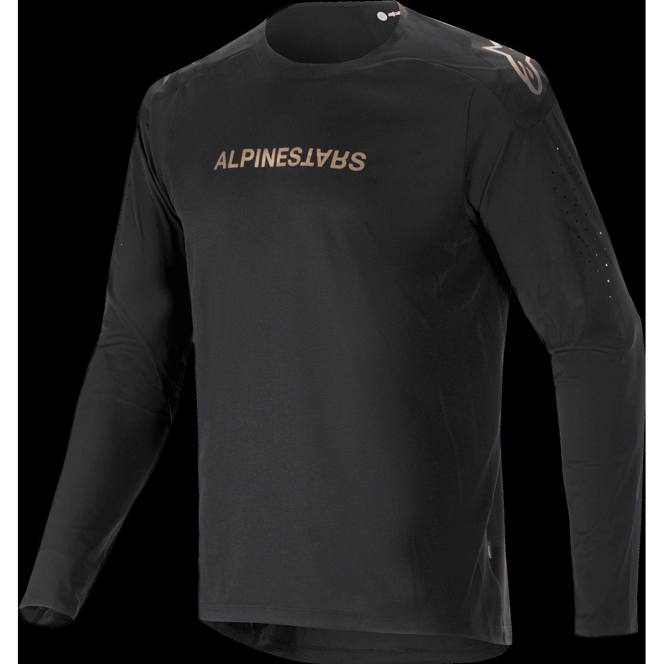 Alpinestars, Herren, Velotrikot, Jersey 24 A-Aria Polartec Sw (M), Schwarz, M