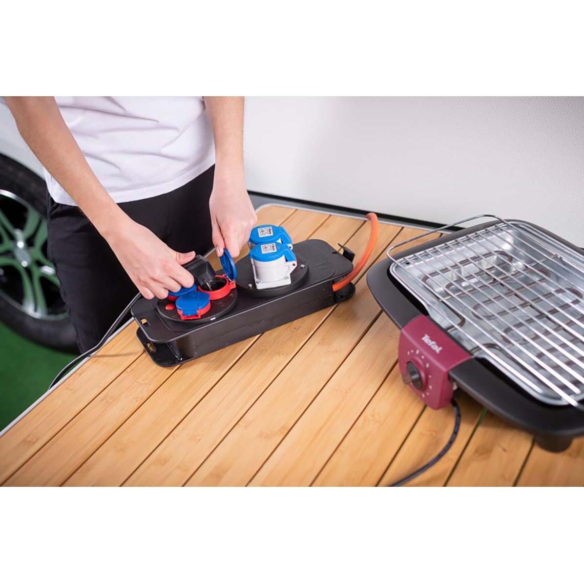 Thumbnail - Brennenstuhl, Baustromverteiler, Stromstation 2xCEE230V/16A, 3x230V 1,5m H07RN-F3G2.5 mit Schuko Stecker (3 x, CEE 16/3)