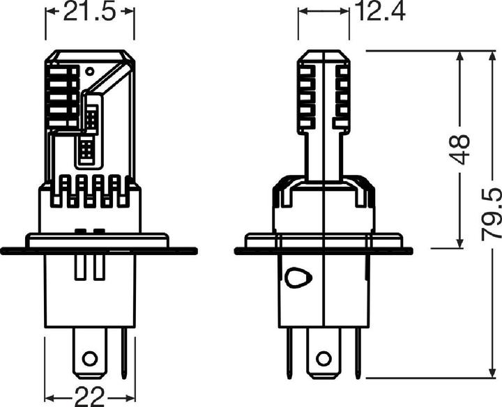 Actual product image Osram LEDriving HL Easy Gen. 2 2x (H4)