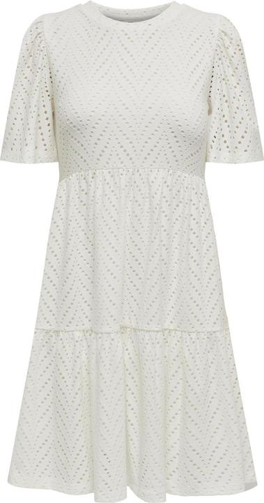 Produktbild JdY Broderie Anglaise Kleid mit kurzen Ärmeln (L)