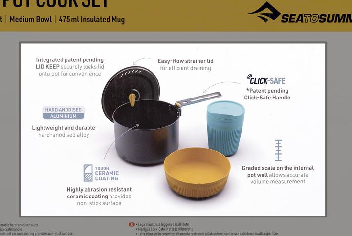 Actual product image Sea To Summit Frontier Ultralight Two Pot Cook Set