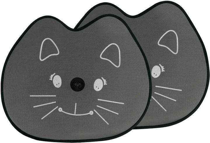 Baby Plus Protezione solare per auto 2-pack cat, nero, circa 36 x 44 cm