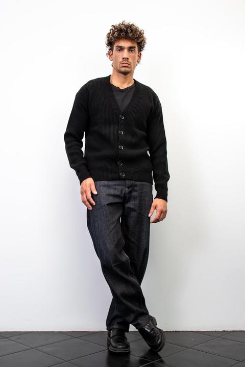 Produktbild Diana Studio Herren Schwarzer Strickweste mit Langarm (XL)