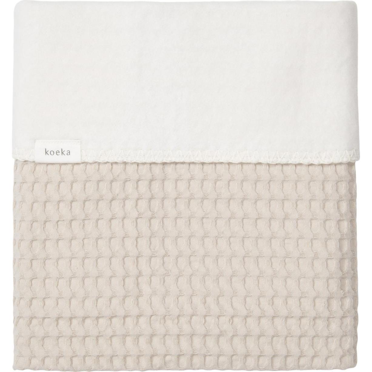 Koeka, Babydecke, Kinderdecke cotton Fleece Amsterdam sand (100 x 150 cm)