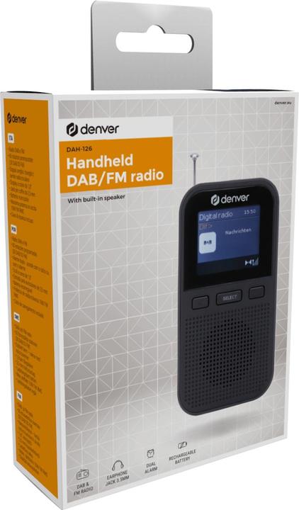 Produktbild Denver DAH-126 (DAB+, FM, KW, Radio Frequency (RF))