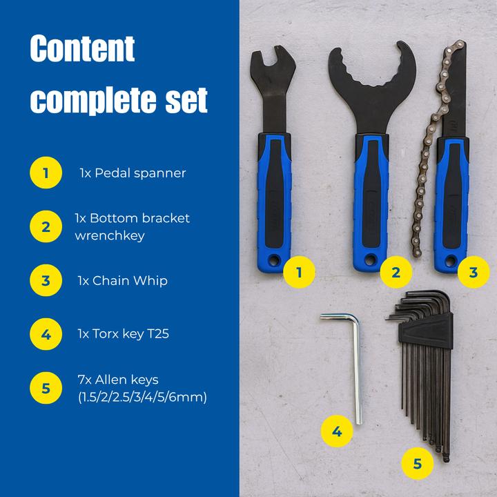 Actual product image Kinzo Tool set (20 pieces)