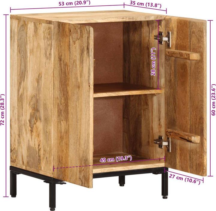 Produktbild vidaXL Sideboard (35 x 35 x 72 cm)