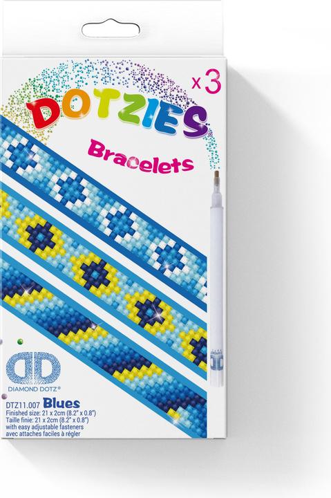 Image du produit Diamond Dotz Diamond Painting Bracelets bleus