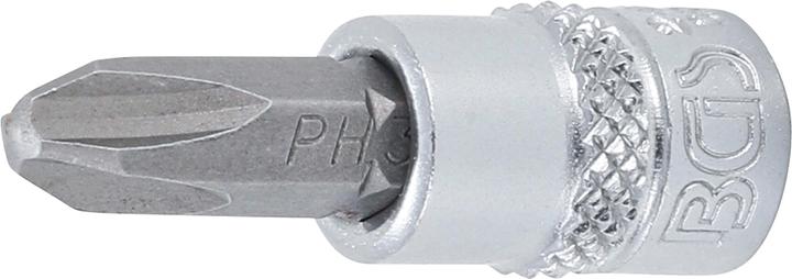 Image du produit BGS Douille à embouts 6,3 mm (1/4") cruciforme PH3 (Carré intérieur)