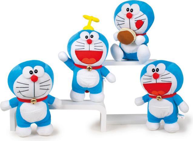 Produktbild Play by Play Doraemon 30 cm Quality 1 Velboa Plush Toy (Assortment: Random Models and Colours) (30 cm)
