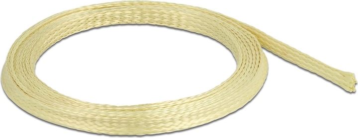 Delock Geflechtschlauch aus Aramid Fasern 2 m x 6 mm (Kabelschlauch, 200 cm)