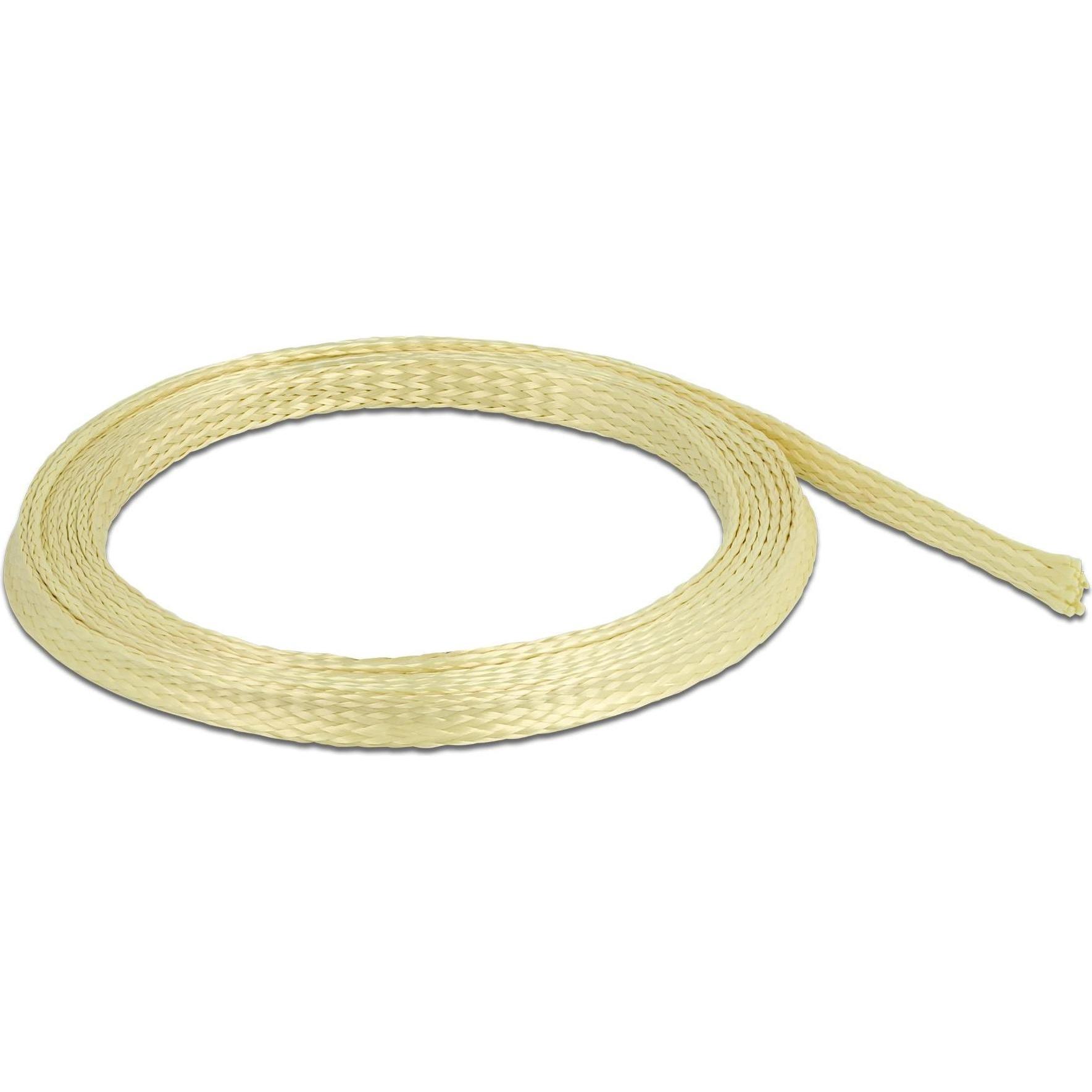 Delock, Kabelschutz + Kabelführung, Geflechtschlauch aus Aramid Fasern 2 m x 6 mm (Kabelschlauch, 2000 mm)