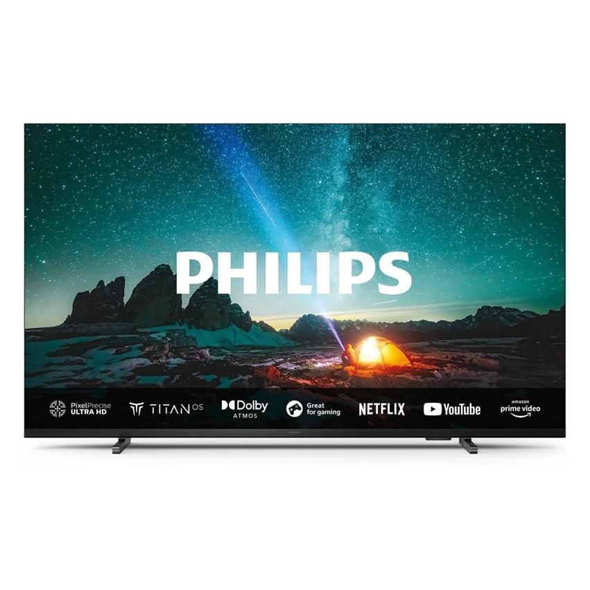 Philips 75PUS7609 189cm 75" 4K LED Smart TV Fernseher (75", LED, 4K), TV, Schwarz, Grau