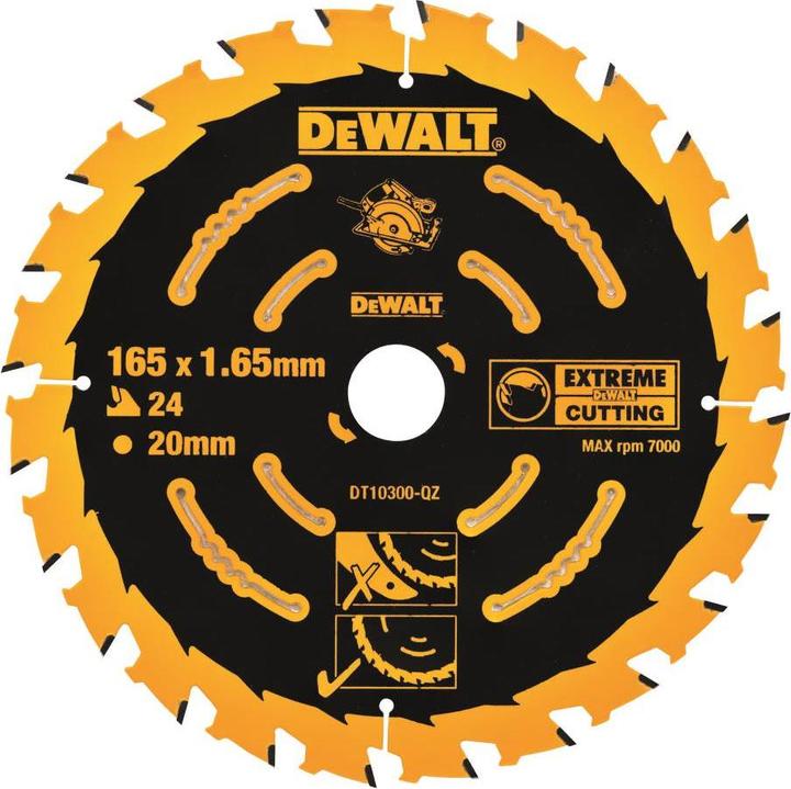 Actual product image DeWalt KSB 165x20 24 WZ 18° for DWE550 DT10300