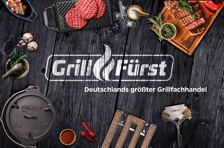 Produktbild Grillfürst Universal Drehspiess / Rotisserie Set aus Edelstahl mit Motor