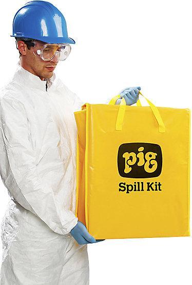 Actual product image Pig Emergency kit in a carry bag, chemical version, absorbs 34.7 l. (4 pcs.)