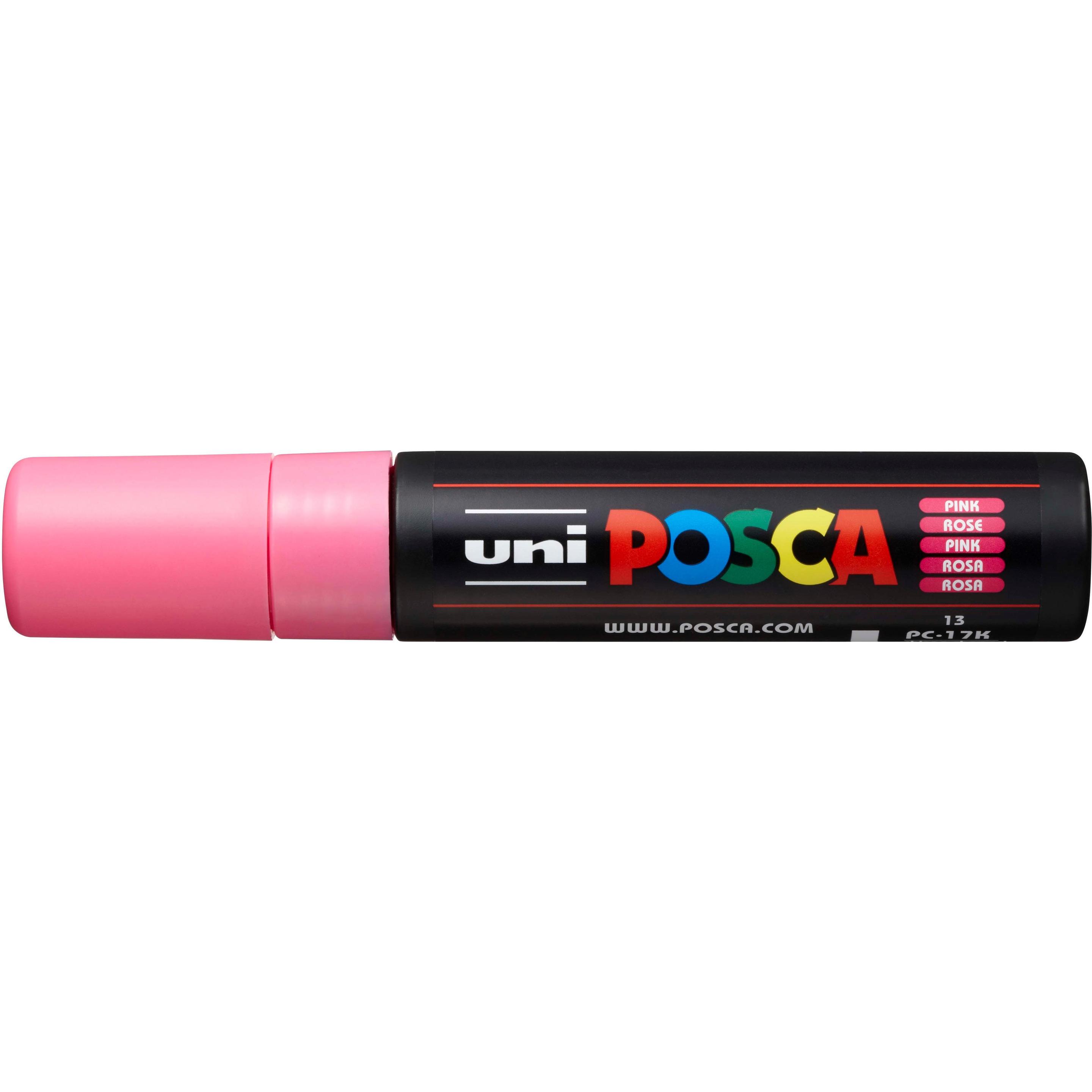 Thumbnail - Posca, Marker, Marker PC-17K Rechteckspitze (Rosa, 15 mm, 1 x)