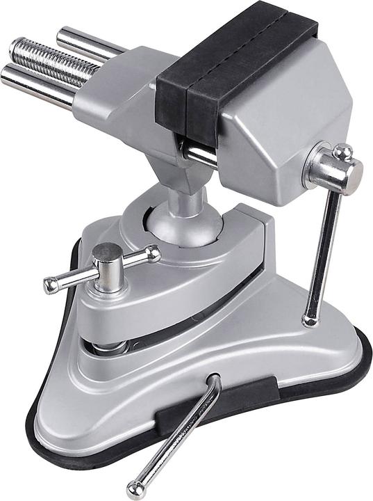 Basetech Feinmechaniker Schraubstock mit Vakkuum Standfuss (70 mm)