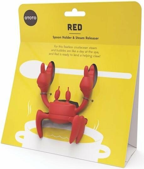 Image du produit Ototo support de cuillère rouge et déclencheur de vapeur