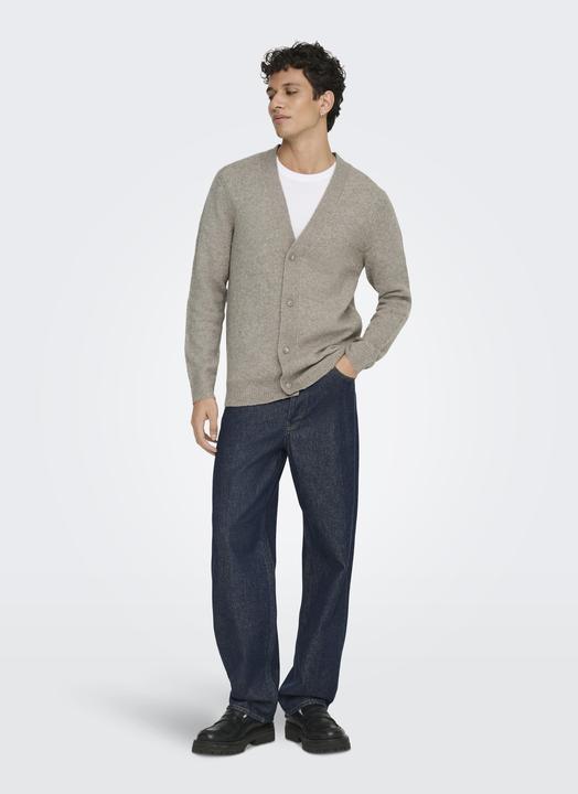 Produktbild Only & Sons Strickjacke ONSRAY Cardigan Knopfverschluss (M)