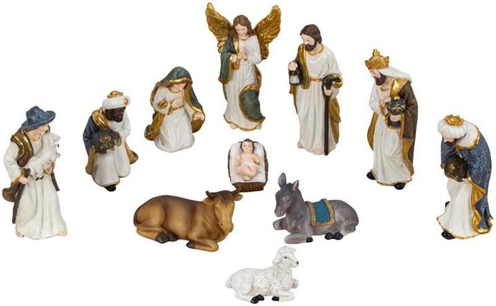 Image du produit Geschenkestadl Krippenfiguren-Set 11-teilig