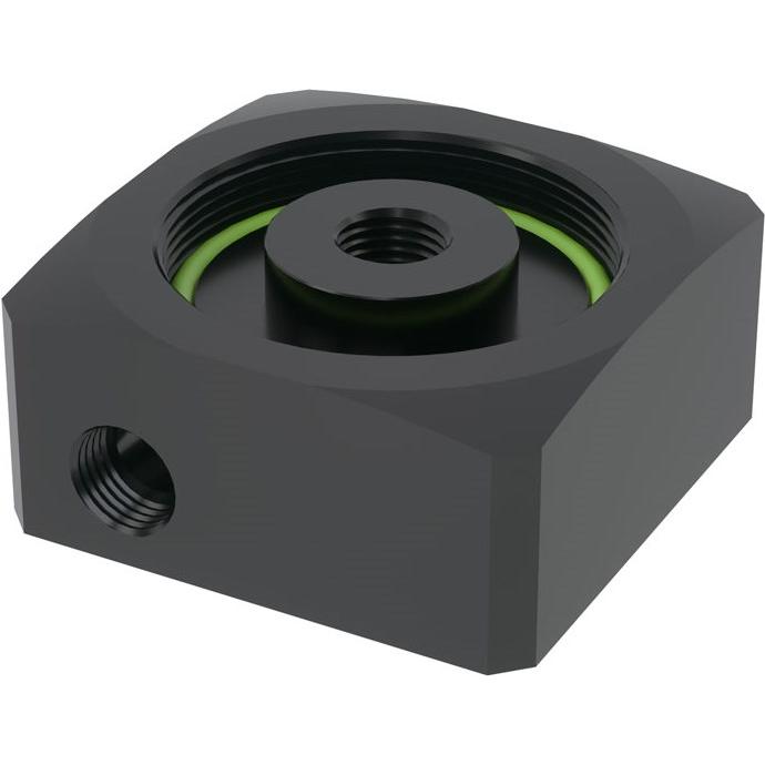 Barrow DDC Ausgleichsbehälteradapter - schwarz, Wasserkühlung Ausgleichsbehälter