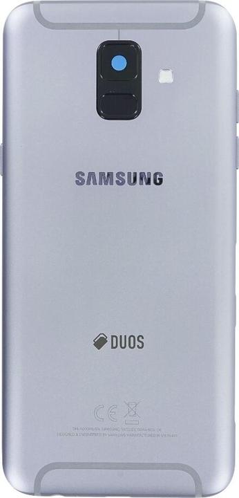 Actual product image Samsung Galaxy A6 (2018) A600F Duos Back Cover purple