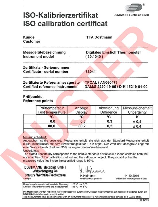 Produktbild TFA Einstichthermometer