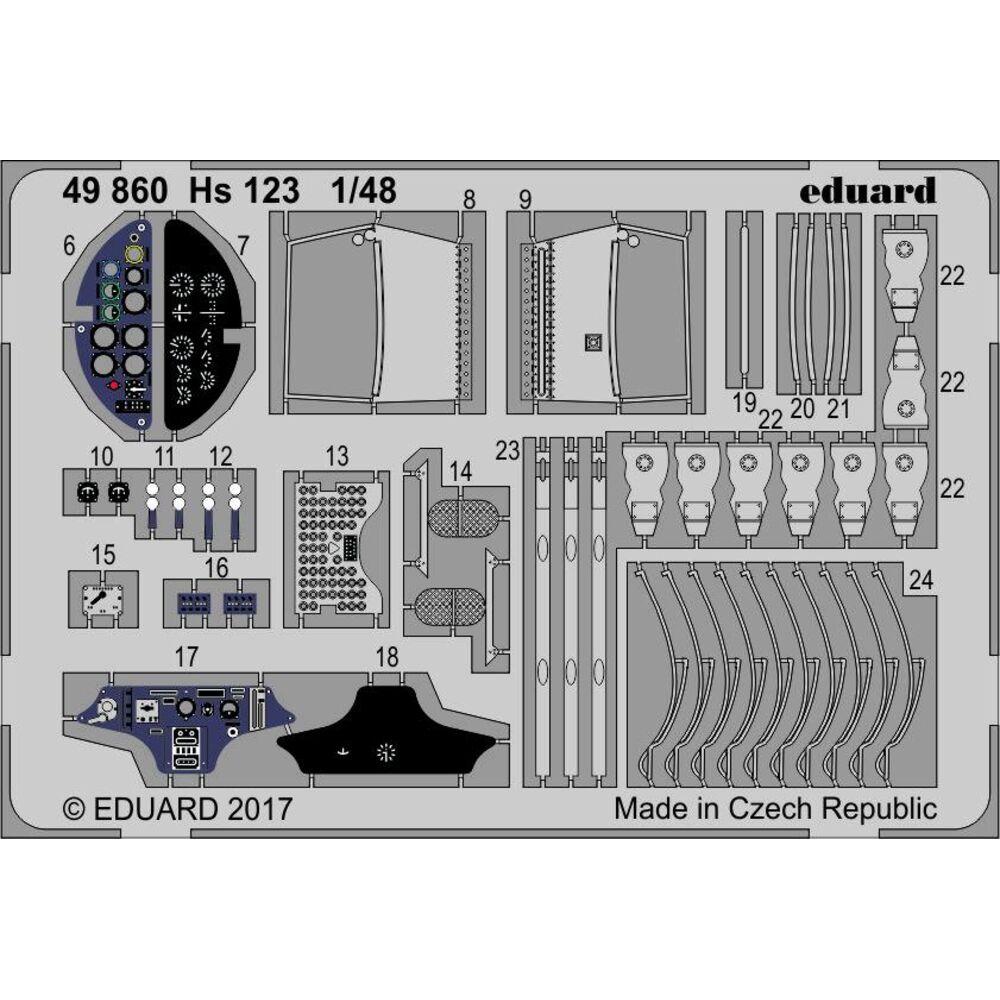 Eduard Hs 123 for Gaspatch Models