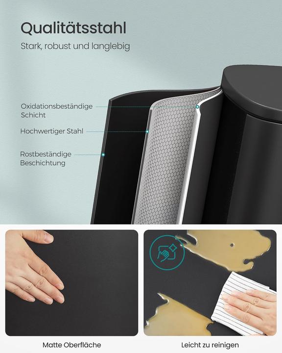 Produktbild Songmics Treteimer mit Softclose (50L) (50 l)