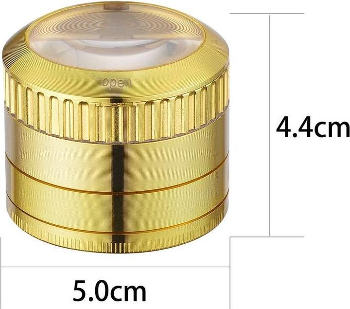Produktbild Champ Grinder mit Lupe - gold
