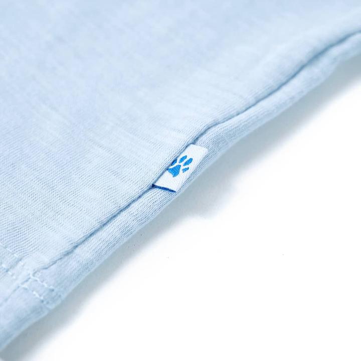 Produktbild VidaXL Kinder-T-Shirt Hellblau 92,Material: 100 % Baumwolle,Farbe (92)