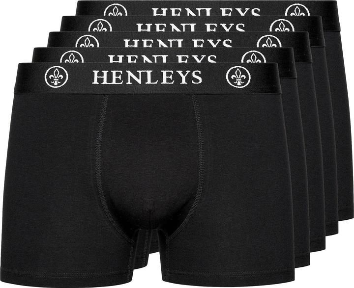 Immagine prodotto Henleys - Boxer MCBLACKEN - Uomo (XXL, Confezione da 5 pezzi)