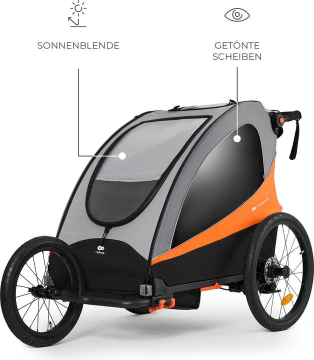 Produktbild KinderKraft Baby Stroller/ Trailer NAVA SUNNY ORANGE