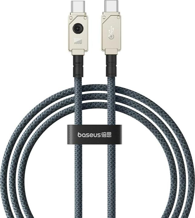 Produktbild Baseus Fast Charging Data Cable USB-C to USB-C, 100W, 1m - White (1 m, 100 W)